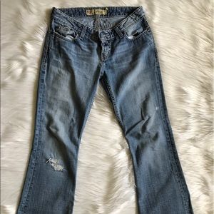 BKE Star 20 Destroyed Jeans 27 x 31.5 The Buckle